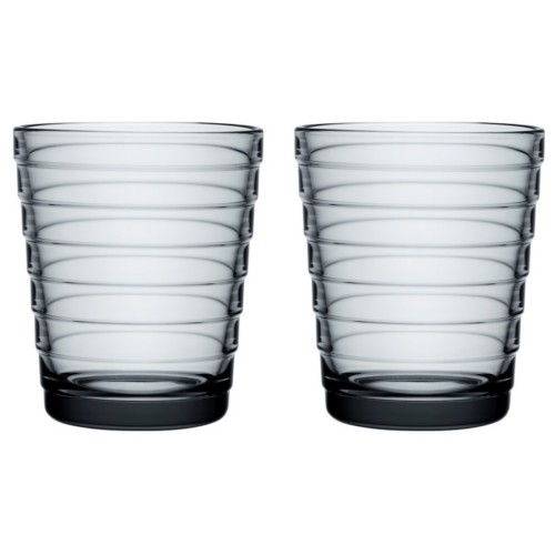 22cl - 2 x Aino Aalto grey tumbler - 1057028