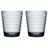 22cl - 2 x Aino Aalto grey tumbler - 1057028