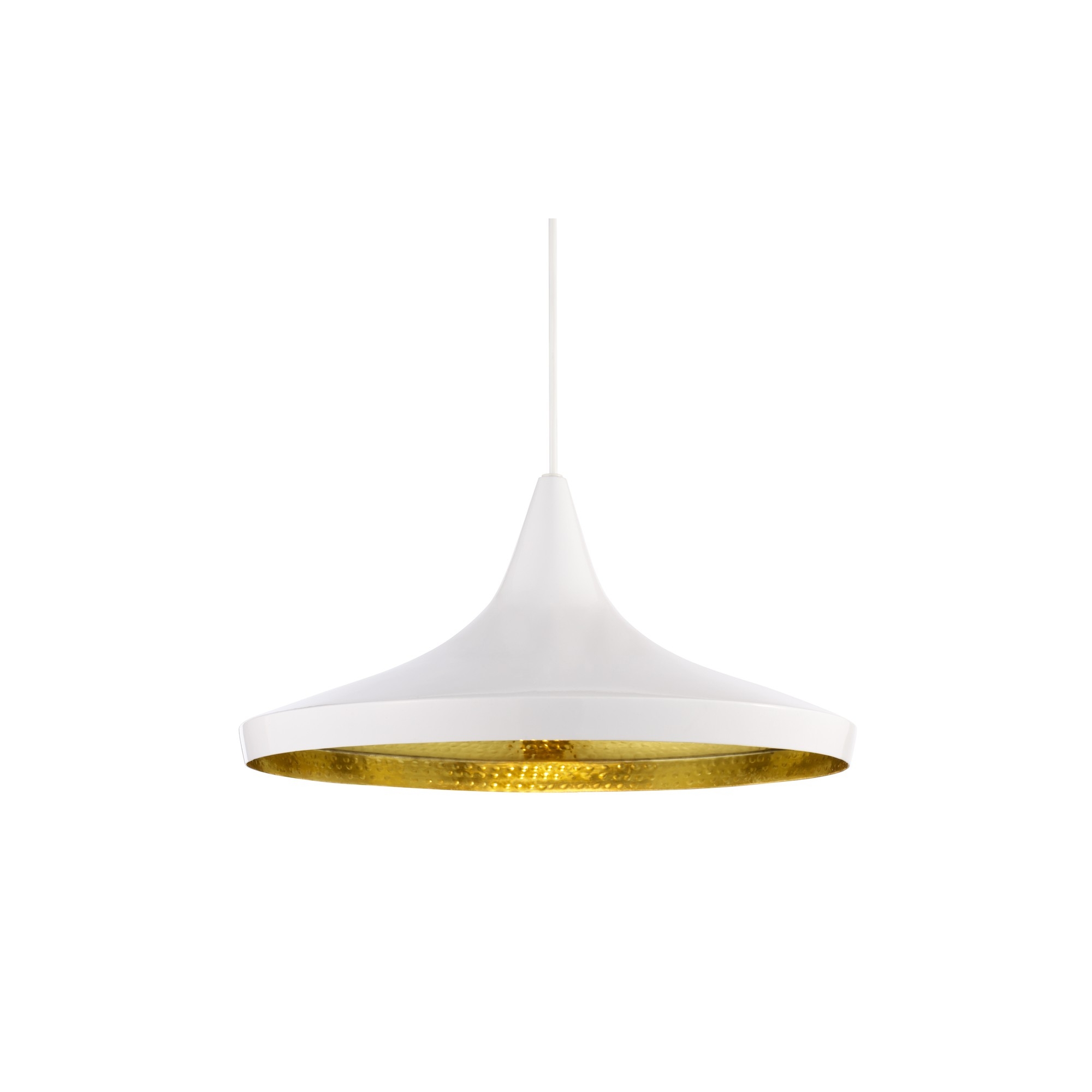 Beat Wide - white / brass - Tom Dixon