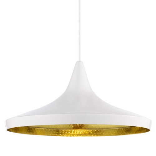 Beat Wide - white / brass - Tom Dixon