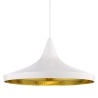 Beat Wide - white / brass - Tom Dixon