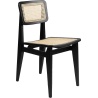 black stained oak - french cane seat & backrest - C-chair - Gubi