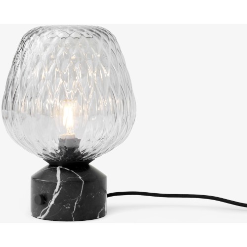 SW6 - silver, black marble - Blown table lamp - &Tradition