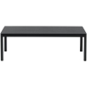 120 x 43 - black - Workshop coffee table - Muuto