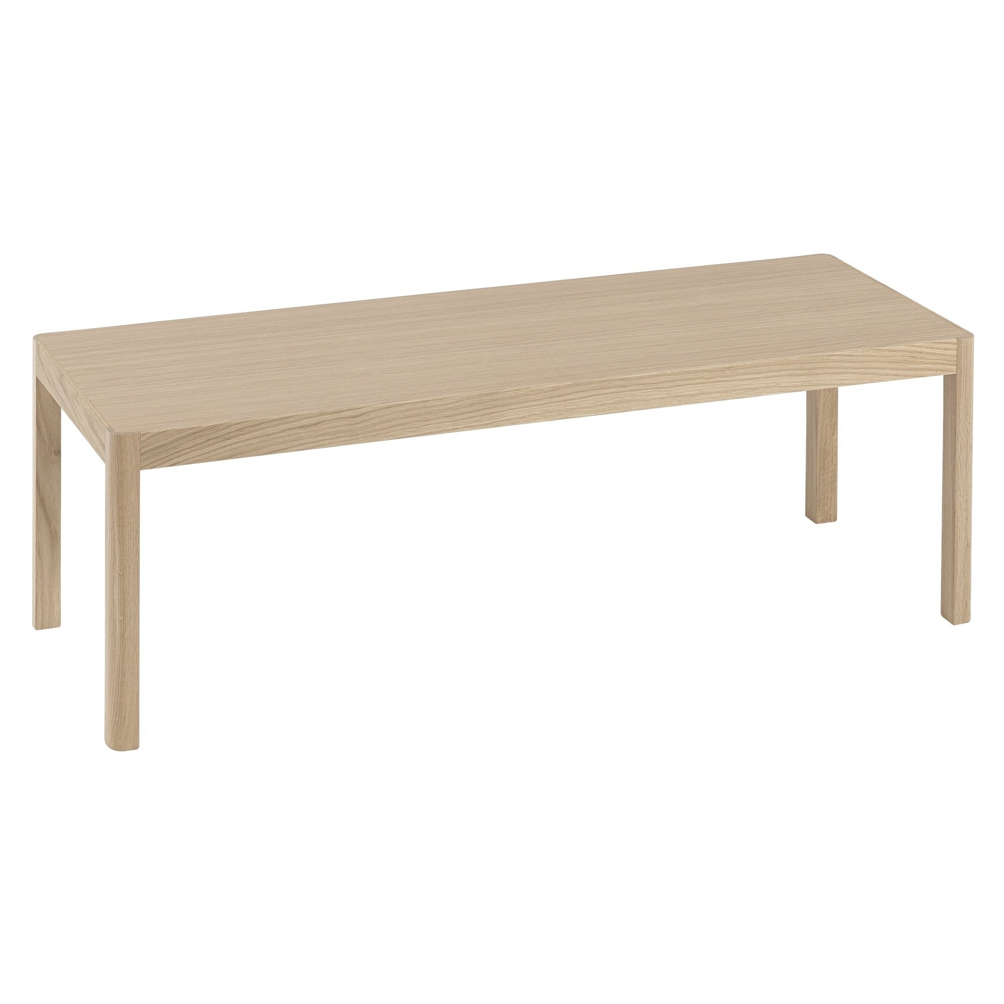 120 x 43 cm - chêne - table basse Workshop - Muuto