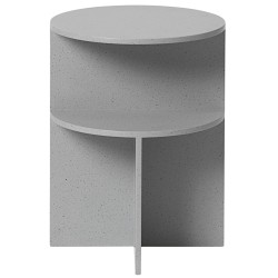 ÉPUISÉ - table d'appoint Halves - gris clair - Muuto