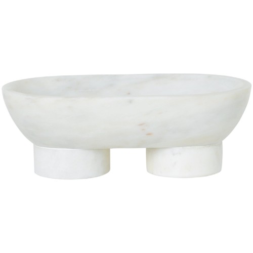 white - Alza bowl - Ferm Living