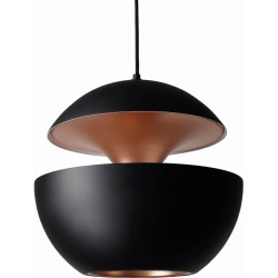 Ø175mm Here Comes the Sun pendant – black/copper – DCW éditions