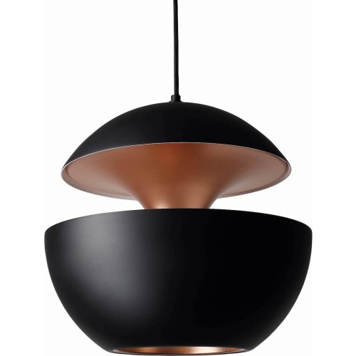 Ø175mm Here Comes the Sun pendant – black/copper – DCW éditions