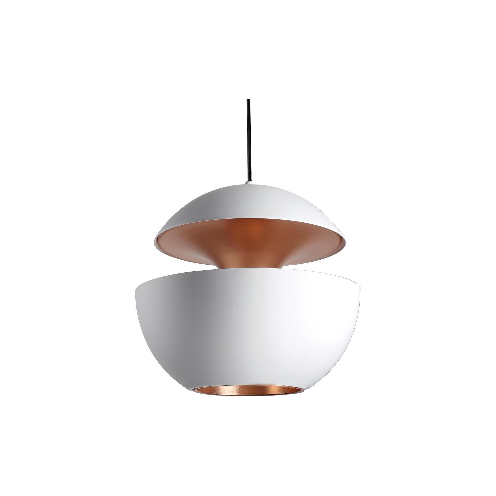 Ø250mm Here Comes the Sun pendant – white/copper – DCW éditions