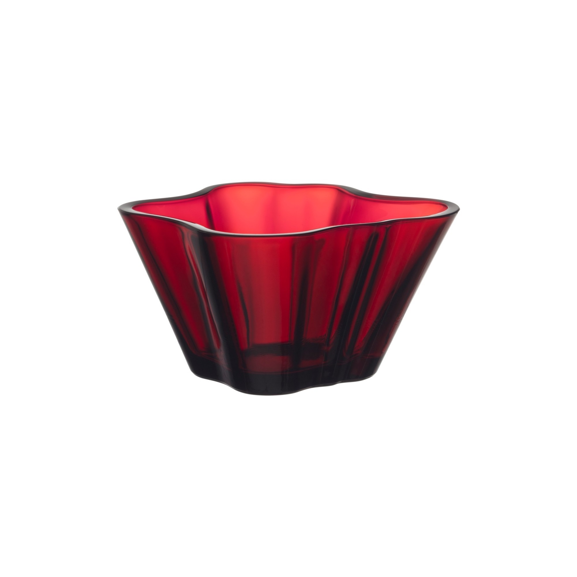 Aalto bowl 75mm - cranberry - 1026647 - Iittala