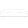 customize your 2-seater Compose sofa - Muuto