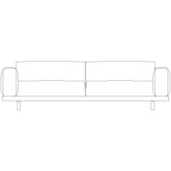 Rest Sofa 3-seater - Muuto