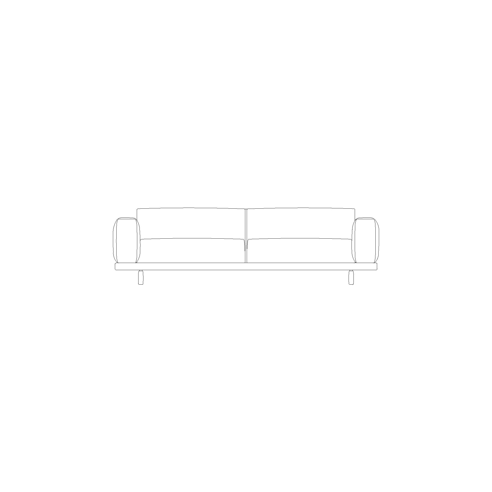 Rest Sofa 3-seater - Muuto