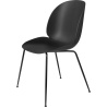 Black shell - matt black base - Beetle chair plastic - Gubi