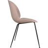 sweet pink shell - matte black base - Beetle chair plastic - Gubi