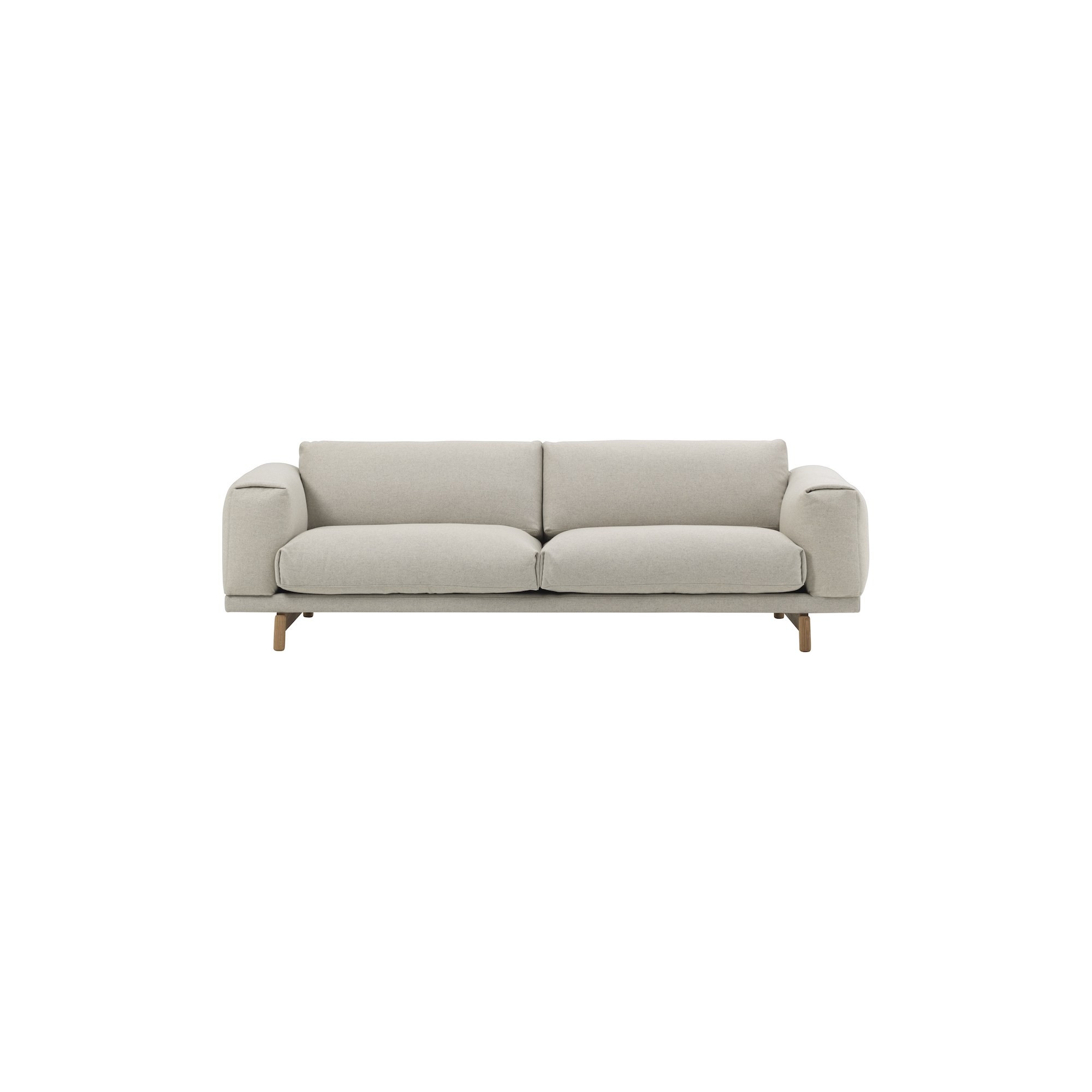 3-seater - Wooly fabric - Rest sofa - Muuto