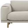 2 places - tissu Wooly - canapé Rest - Muuto