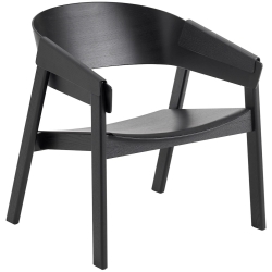 noir - fauteuil Cover Lounge Chair - Muuto