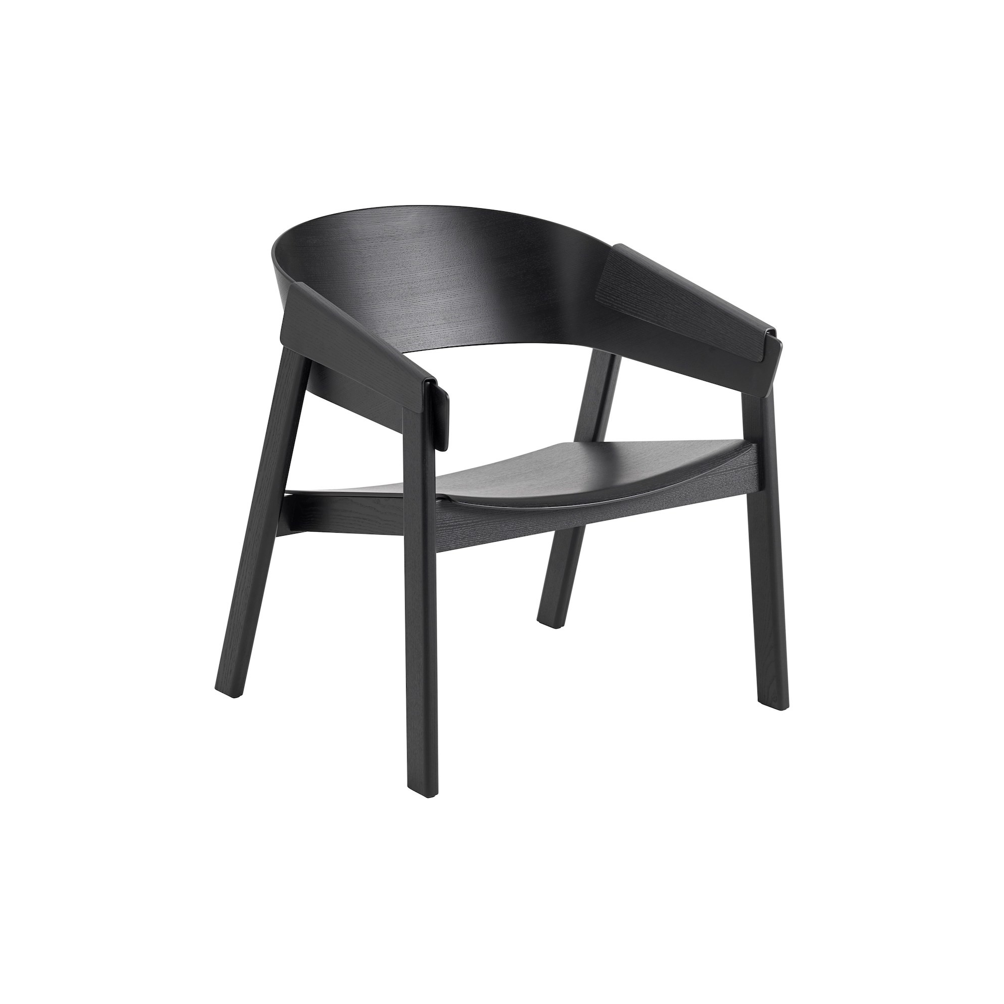 black - Cover Lounge Chair - Muuto