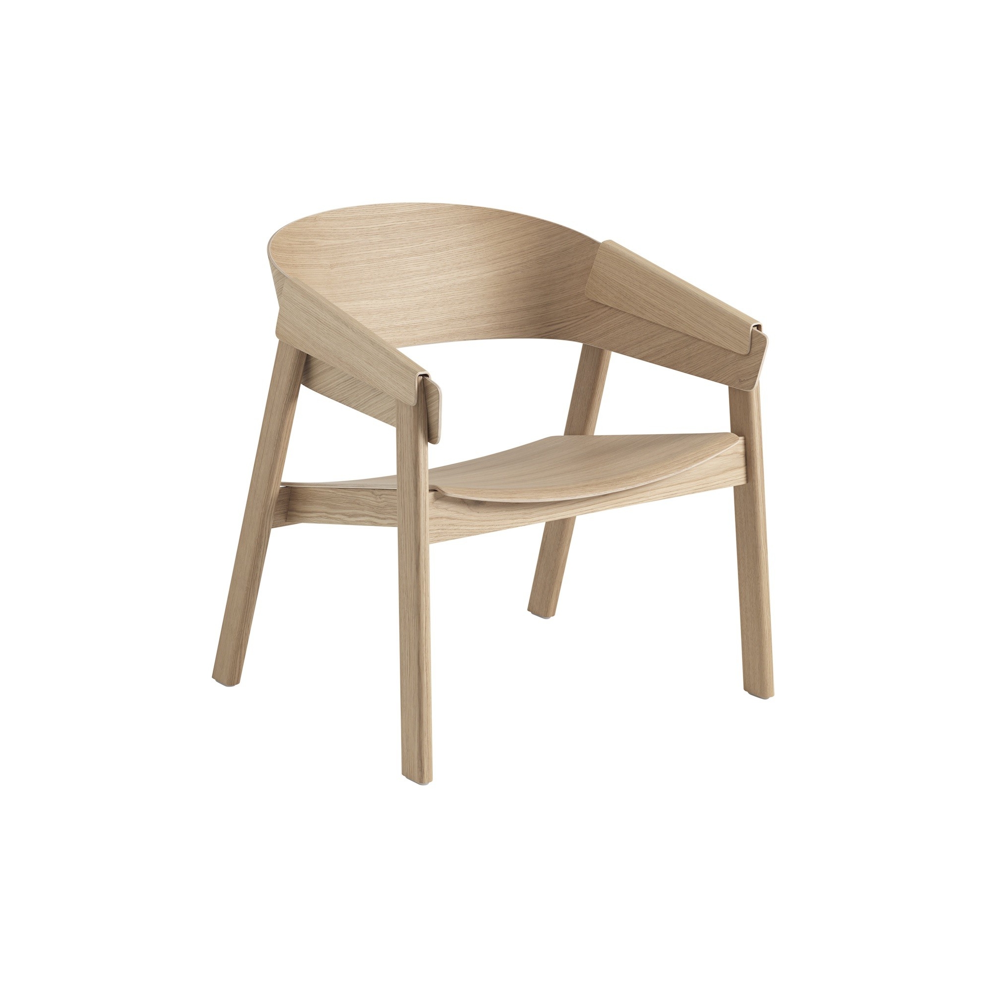 chêne - fauteuil Cover Lounge Chair - Muuto