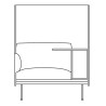 Outline Highback Work 1 place - Muuto