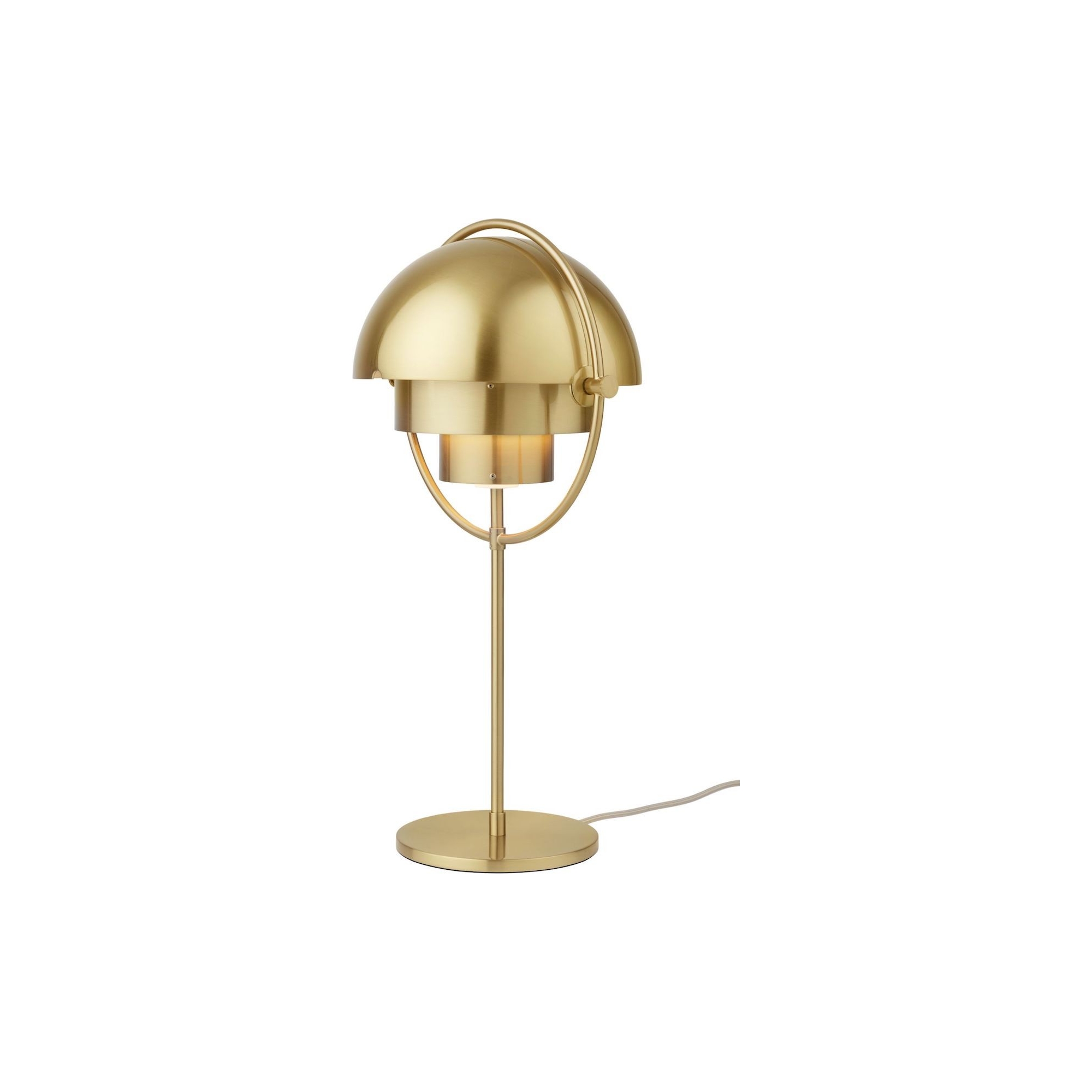 Gubi – Multi-Lite table lamp, shiny brass and brass