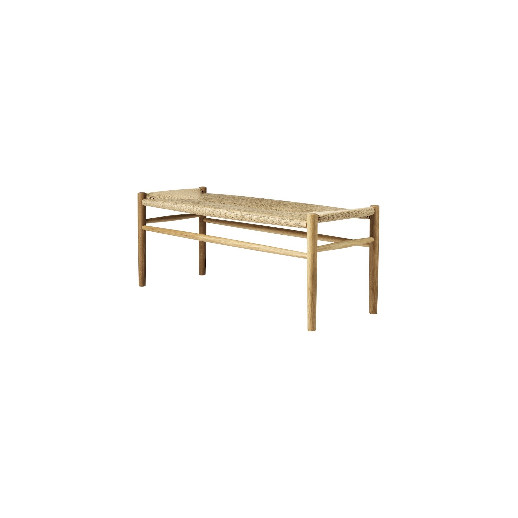 chêne / cordage naturel - banc de table J163 - FDB Møbler