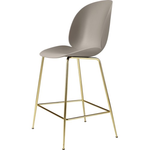 H65cm - new beige - Beetle bar chair - Gubi