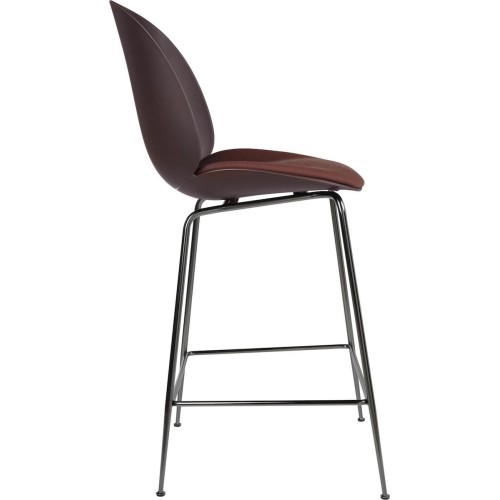 rose foncé/Steelcut 655 (assise) - tabouret de bar Beetle H65cm - Gubi