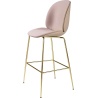 H75cm - sweet pink/Steelcut 605 (front) - Beetle bar chair - Gubi