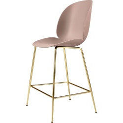 H75cm - rose doux - tabouret de bar Beetle - Gubi