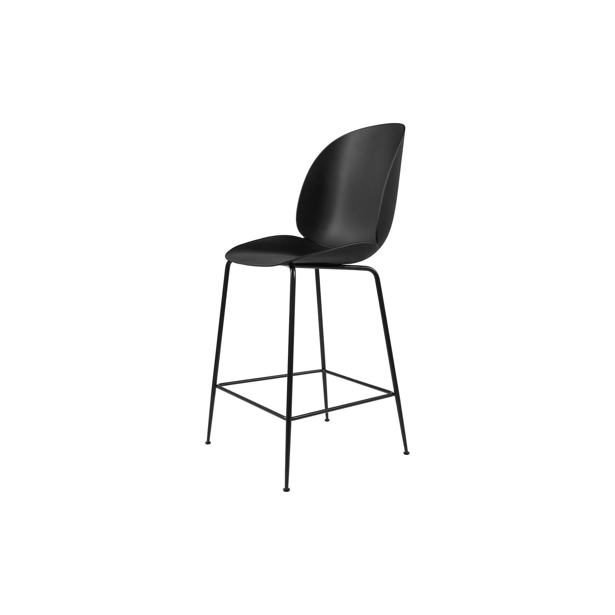 H65cm - black - Beetle bar chair - Gubi