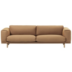 3-seater - Fiord fabric - Rest sofa - Muuto