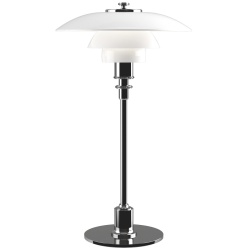 chrome - PH 2/1 table lamp - Louis Poulsen