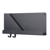 Folded shelf - black - L51 x P6,9 x H22 cm - Muuto