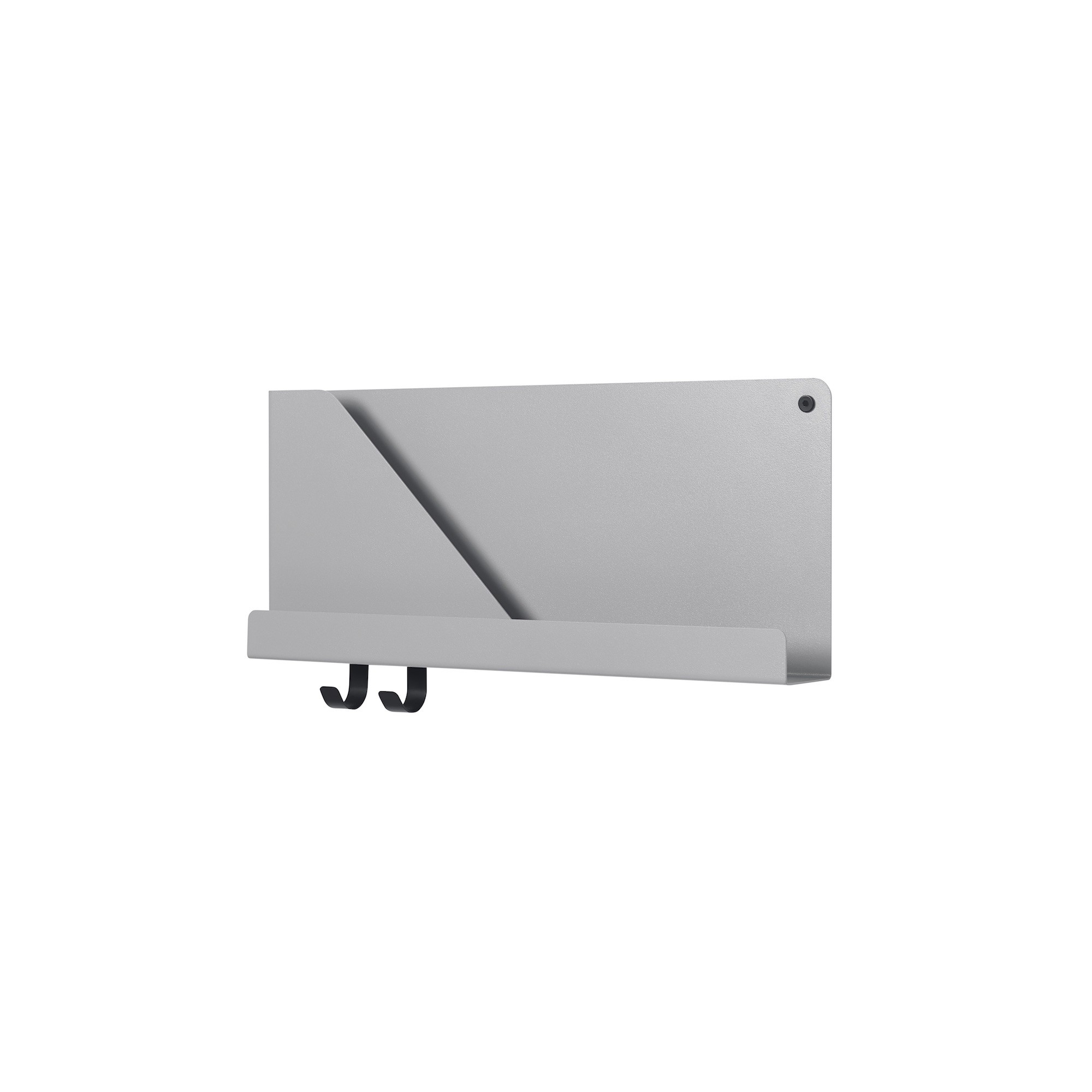 Folded shelf - gris - L51 x P6,9 x H22 cm - Muuto