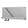 Folded shelf - gris - L51 x P6,9 x H22 cm - Muuto