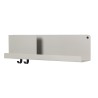 Folded shelf - grey - L63 x D12,4 x H16,5 cm - Muuto