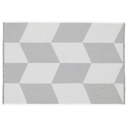 EPUISE - plaid Sway noir / blanc - Artek