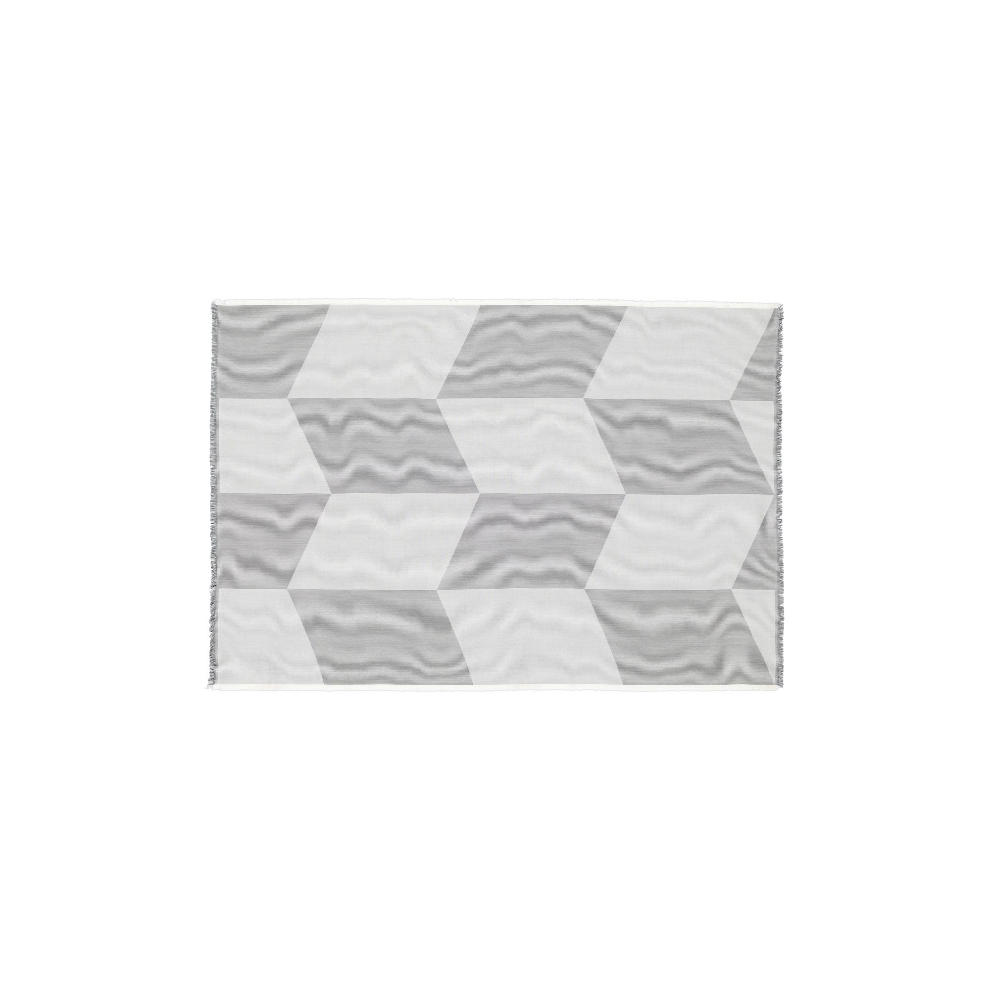 EPUISE - plaid Sway noir / blanc - Artek