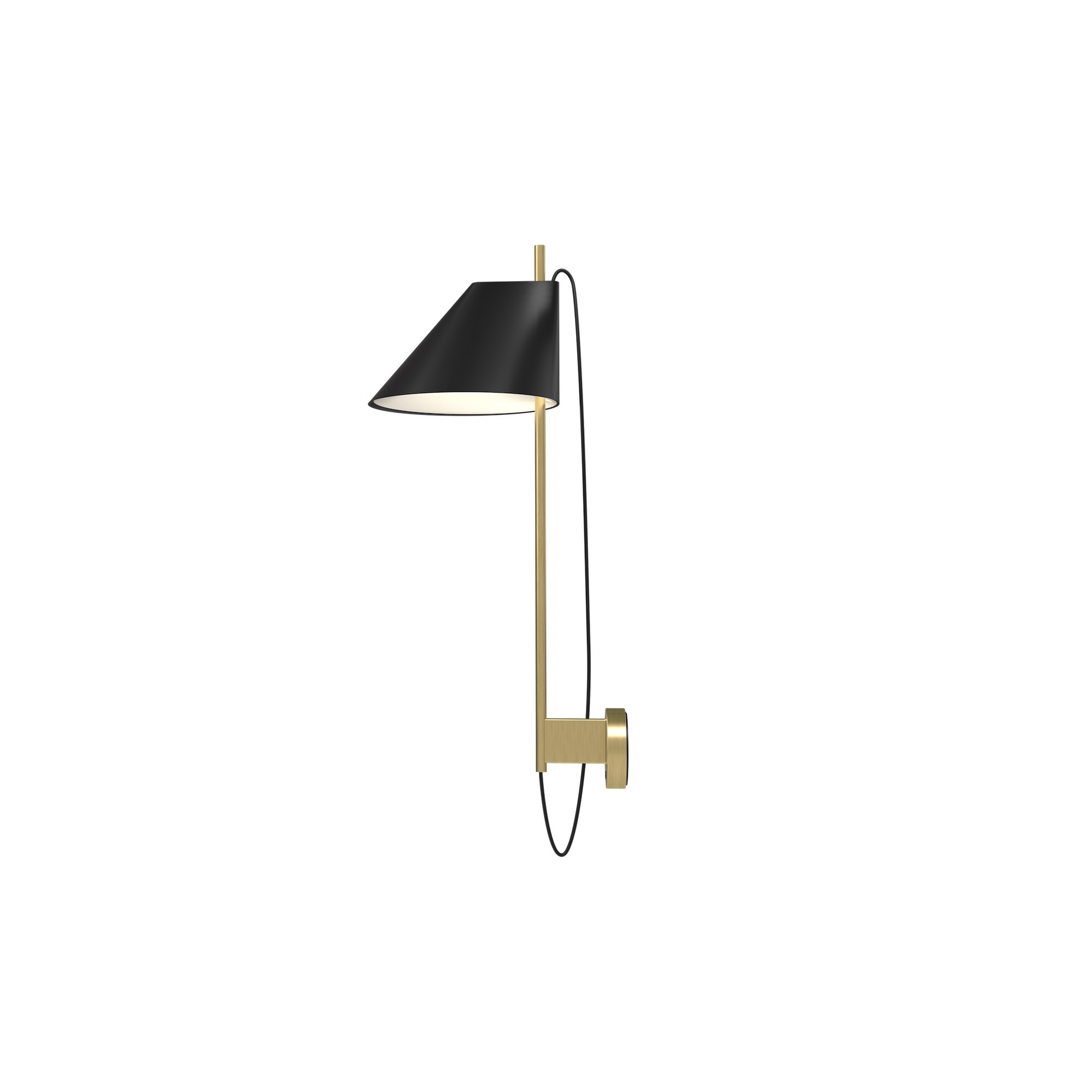 black / brass - wall lamp - Yuh - Louis Poulsen