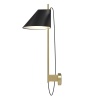 black / brass - wall lamp - Yuh - Louis Poulsen