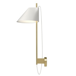 white / brass - wall lamp - Yuh - Louis Poulsen