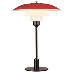 red - PH3½-2½ Metal Table Lamp - Louis Poulsen