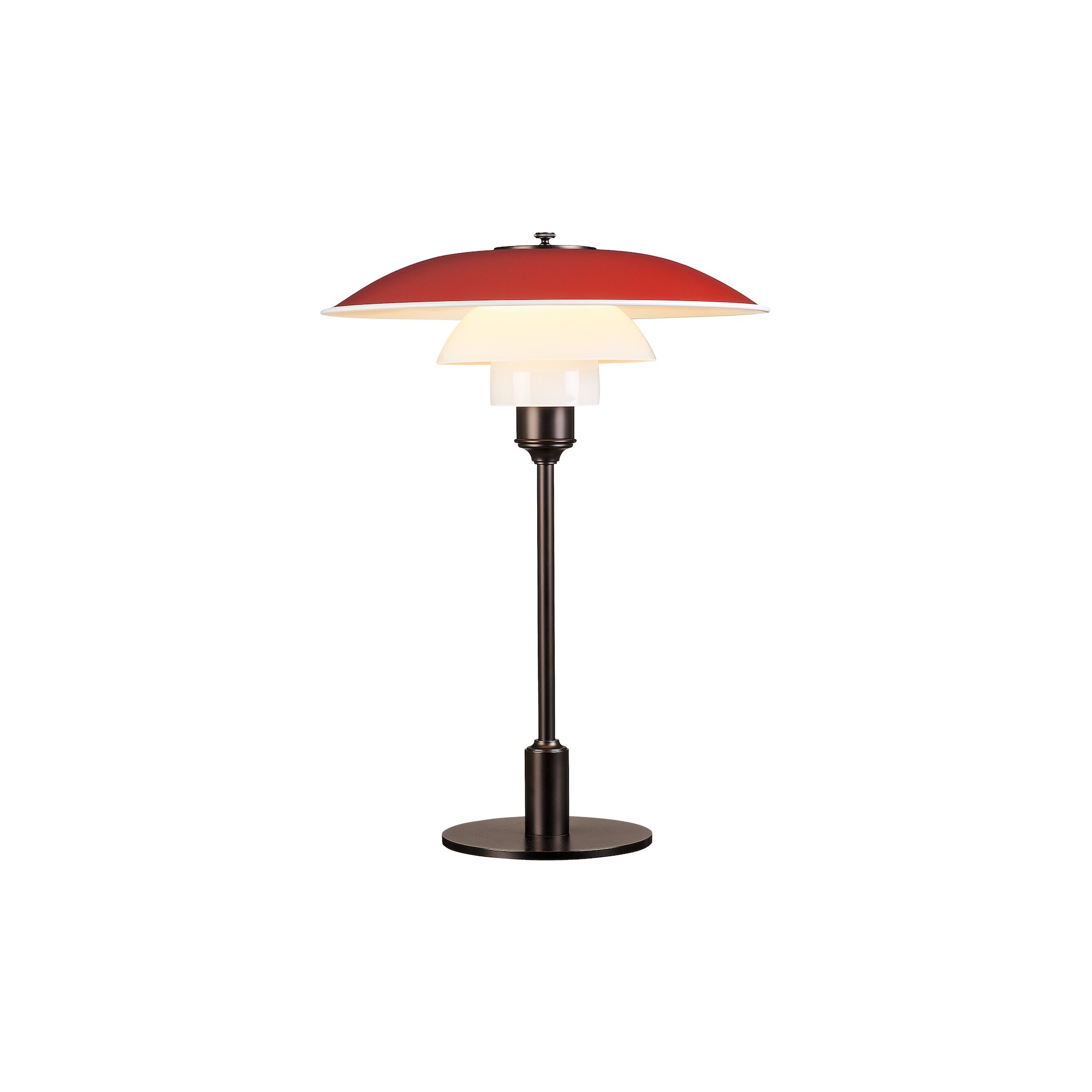 red - PH3½-2½ Metal Table Lamp - Louis Poulsen