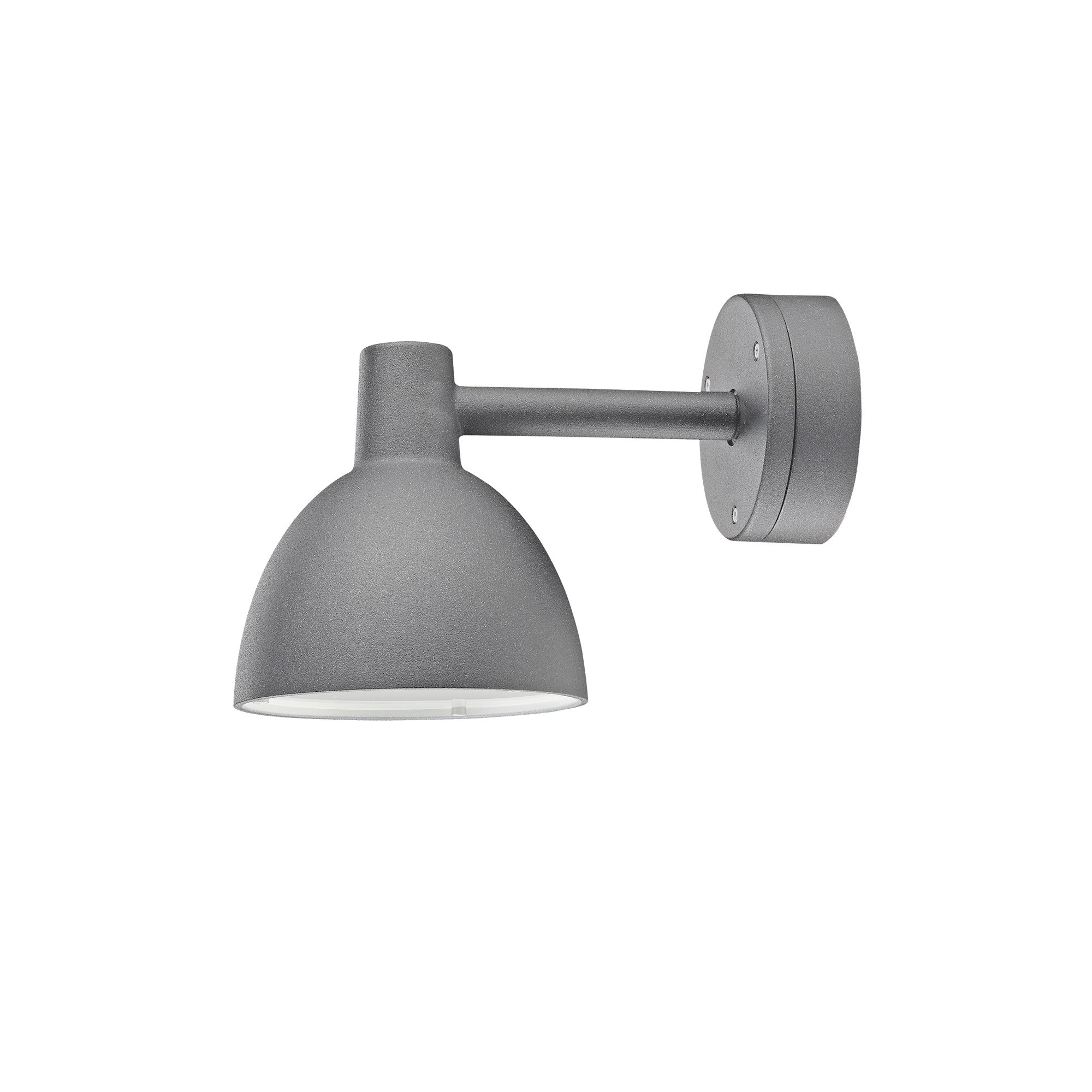 Textured aluminium - Toldbod 155 bracket lamp - Louis Poulsen