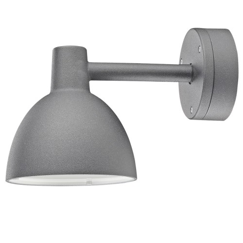 Textured aluminium - Toldbod 155 bracket lamp - Louis Poulsen