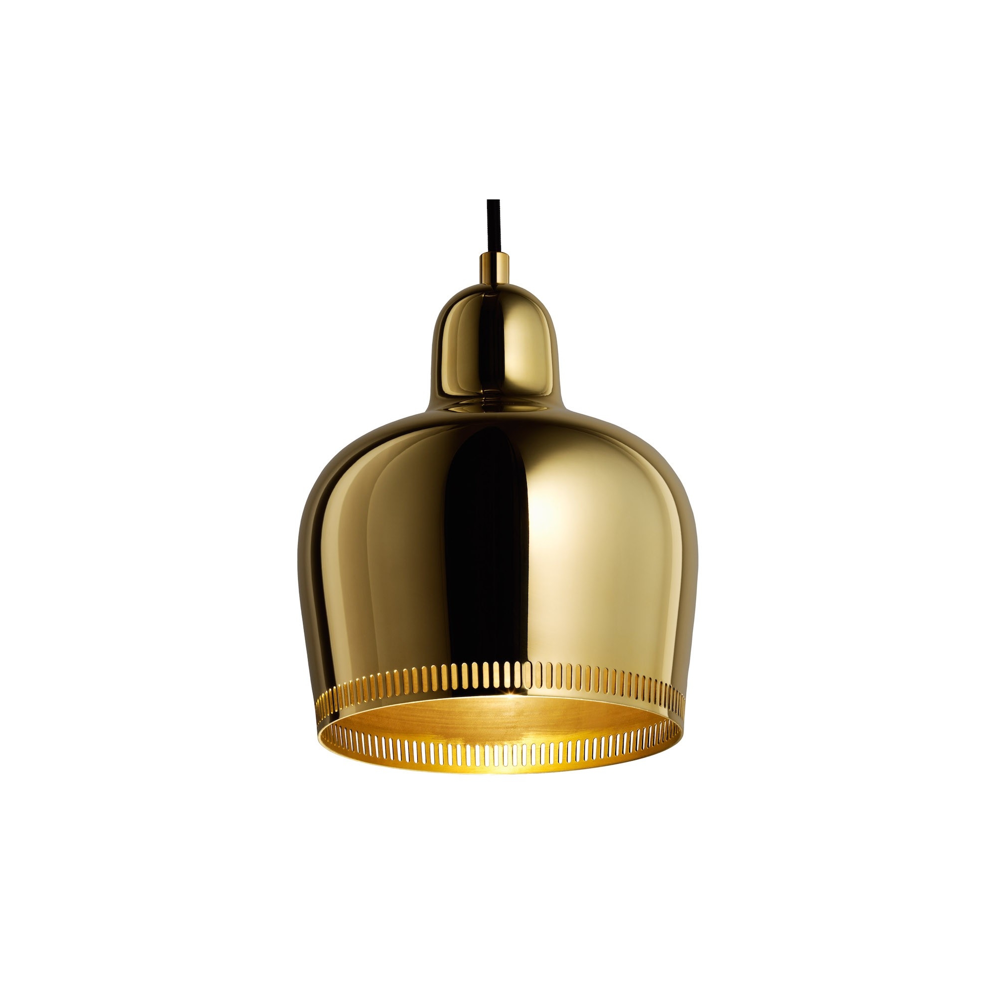 raw brass (brass inside) - A330S pendant " Savoy" - Artek