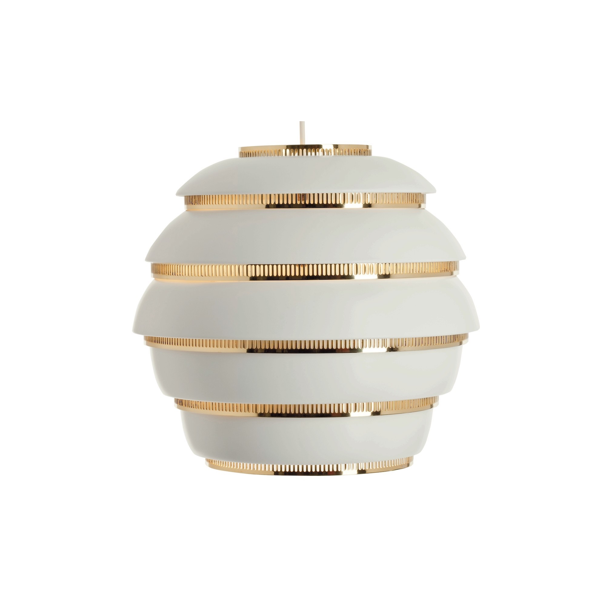 white / brass A331 Beehive - Artek